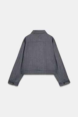HERRINGBONE JACKET WITH POCKETS - Zara фото 13