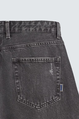 PANTAL?N BARREL FIT LAVADO / Gris oscuro - Zara фото 10