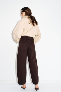 JEANS Z1975 BARREL TIRO MEDIO TOBILLEROS / Marr?n - Zara фото 7