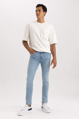 Джинсовые брюки скинни Carlo очень узкого кроя с нормальной талией и очень узкими штанинами - Defacto фото 2