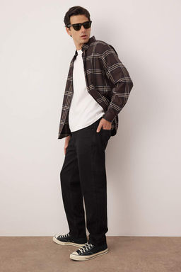 TRENDYOL MAN Siyah %100 Pamuk Relax Fit Boyfriend Jeans Kot Pantolon TMNAW23JE00076 - Trendyolmilla фото 15