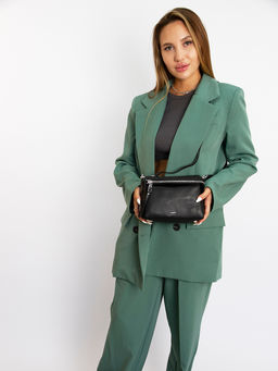 LACCOMA сумка TH9282P-черный натуральная кожа полиэстр  фото 2