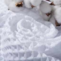 Полотенце вафельное банное Этель Boho 67х140 см, цвет белый, 100% хлопок, 290 гр/м2  фото 2