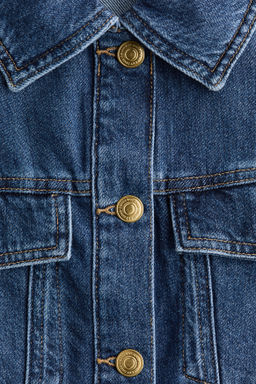 Cazadora denim con peplum - H&m фото 6