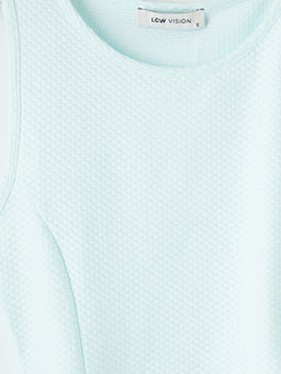 Bisiklet Yaka Peplum Bluz