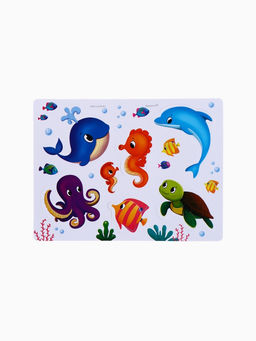 Игрушки - стикеры для купания в ванне «На море», EVA, набор 12 шт.