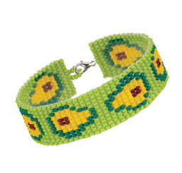 Klart набор для бисероплетения 11-001 Браслет. Авокадо 2 см