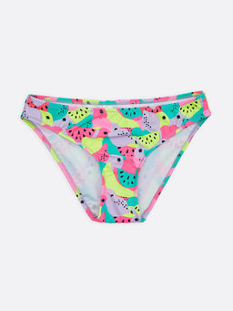 Купальные трусы с изображением фруктов для девочек