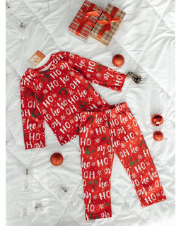 Набор дет.(пижама),цвет Красный НО-НО, 100% х/б