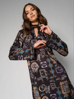 Платье женское 12411-35146 multicolor-black - Eleganzza фото 3