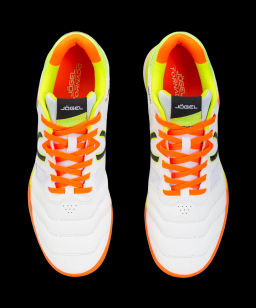 Бутсы зальные JOGEL Tornado 2.0 White/orange  фото 3
