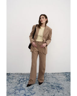 Жакет THE VERY 2421 оливково-коричневый  фото 22