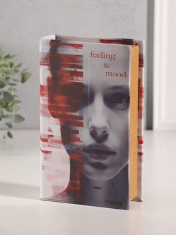 Шкатулка книга-сейф «Мода. Чувства. Настроение» дерево, искусственная кожа, 21×13×5 см