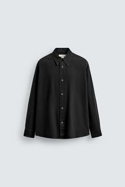 WASHED COTTON SHIRT - Zara фото 7