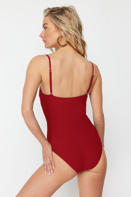 TRENDYOLMILLA Siyah Kemerli Straplez Regular Mayo TBESS21MA0134 фото 25