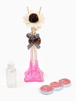 Набор подарочный «Париж» (диффузор и свечи) клубника, «Богатство Аромата»