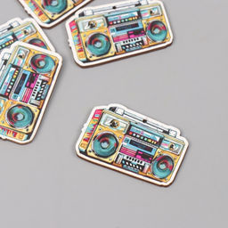 Цена за 5 шт. Декор для творчества дерево «Бумбокс», 2.9×4.5×0.3 см