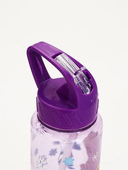 Бутылка пластиковая с трубочкой-непроливайкой «Снежная принцесса», 750 мл