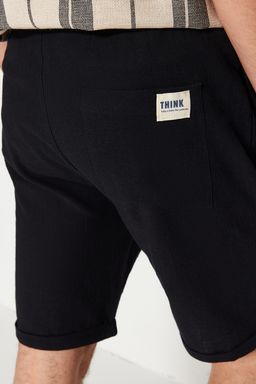 TRENDYOL MAN Ekru Regular Fit Keten Gorunumlu Sort TMNSS23SR00030 - Trendyolmilla фото 20