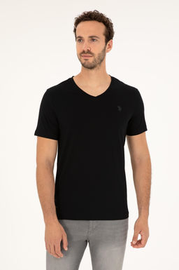 U. S. Polo Assn / Мужская черная базовая футболка