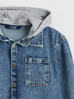 Kap??onlu Erkek ?ocuk Jean G?mlek