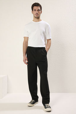 TRENDYOL MAN Siyah Wideleg Baggy Rahat Kal?p Dokuma Kumas Pantolon TMNSS25PL00009 - Trendyolmilla фото 25