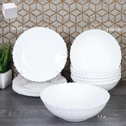 Цена за 1 шт. Столовый набор 13 предметов Классика белый / 13/FLXP7578 (WHITE) /уп 4/