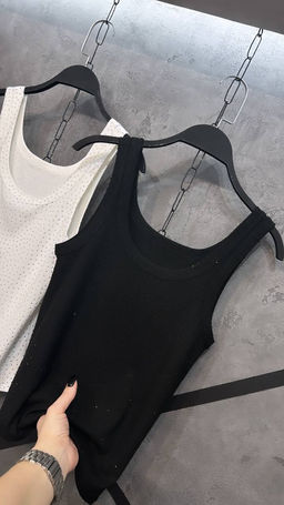 Майка крутого качества с камешками - Ksa фото 4