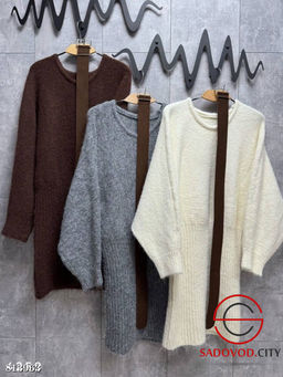 Платье теплое с ремнем женское - Bruno фото 4