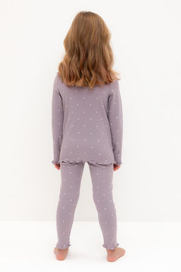 К 1618/морской туман,мини сердечки пижама для дев