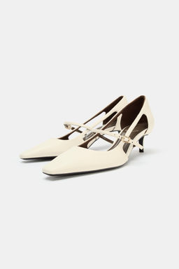 HEELED SHOES WITH SIDE CUT-OUTS - Zara фото 3