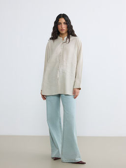 Hakim Yaka Oversize Kad?n G?mlek Tunik