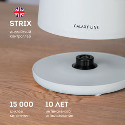 Чайник электрический с двойными стенками GALAXY LINE GL0327/небесный (видео в описании)  фото 3
