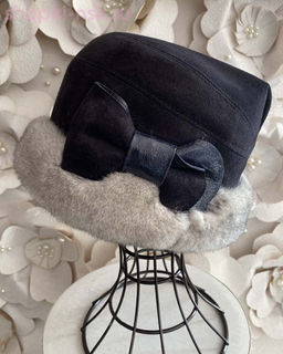 Мишель замша мех.норка Шапка женская (56-58)