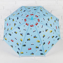 Зонт детский Траспорт 80*80*65 см МИКС, d: 80 см, трость:65 см - Simaland фото 5