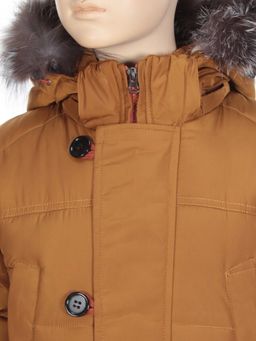 G-19 BROWN Куртка аляска детская для мальчика