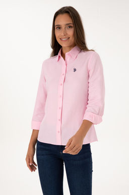 Kad_n Pembe Uzun Kollu Basic G_mlek Sepette S_rpriz _ndirim - U.s. polo assn фото 3