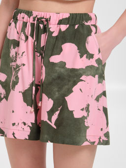 Шорты из вискозы с принтом - Marchello marchellini фото 5