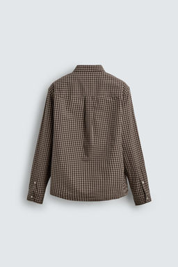 RELAXED FIT CHECK SHIRT - Zara фото 9