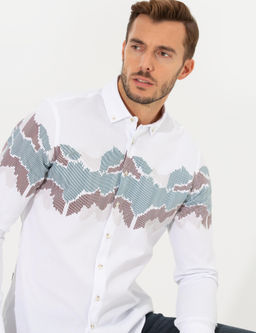 Ye_il Slim Fit Uzun Kollu G_mlek