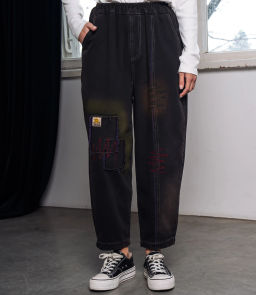 Джинсы #КТ808 (9), чёрный - Dommod фото 2