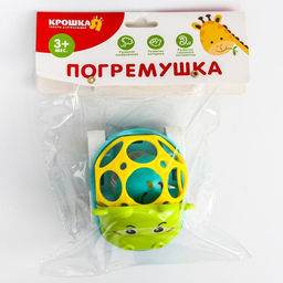 Машинка - погремушка Крошка Я «Свинка», с эластичными элементами