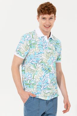 U. S. Polo Assn Мужская футболка-поло Petrol - U.s. polo assn фото 3