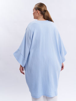 Кардиган из муслина KA01401BLU15