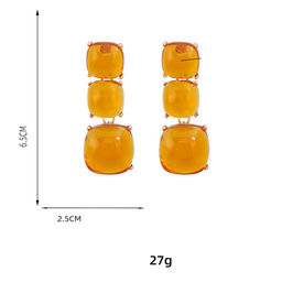 Серьги длинные на гвоздиках арт. 13 1606 (id 265520) - Rada фото 3