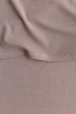 Vestido off-the-shoulder con escote vuelto - H&m фото 7