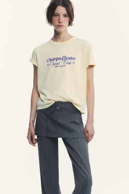 PINSTRIPE TROUSER SKIRT - Zara фото 2