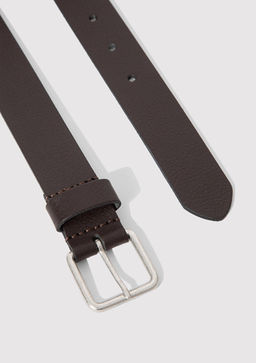 Kahverengi Deri Kemer - Mavi фото 3