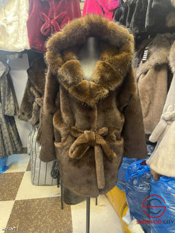 Шуба женская из искусственного меха