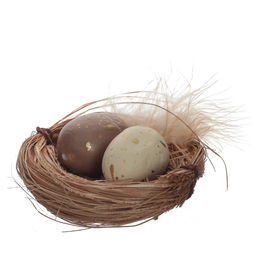 Набор из 6-ти изделий декоративных "Гнездо пасхальное", L18 W12 H2 см